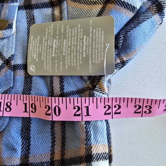 NWT Disney Men's Flannel Shacket Size Large - Picture 9 of 12